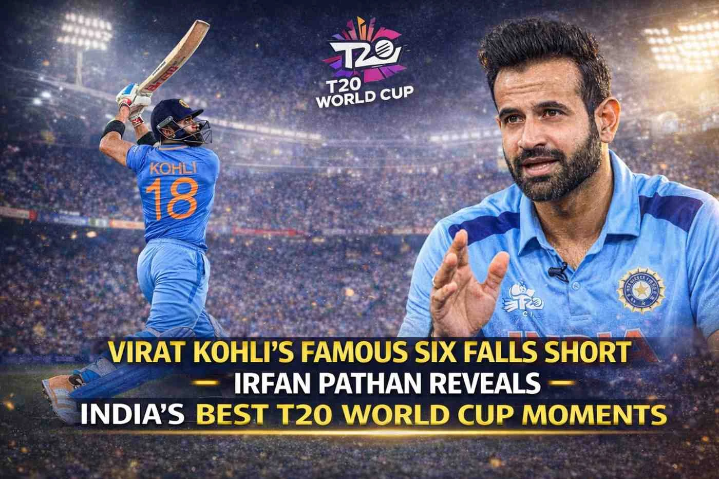Virat Kohli’s Famous Six Falls Short – Irfan Pathan Reveals India’s Best T20 World Cup Moments