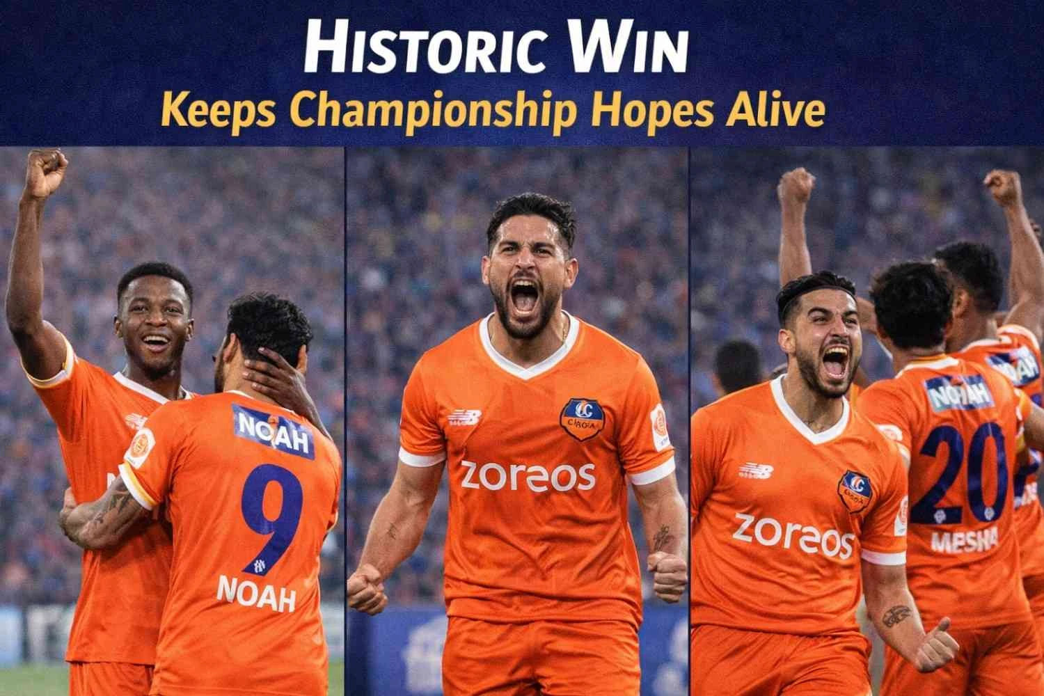 Historic Win Keeps Championship Hopes Alive