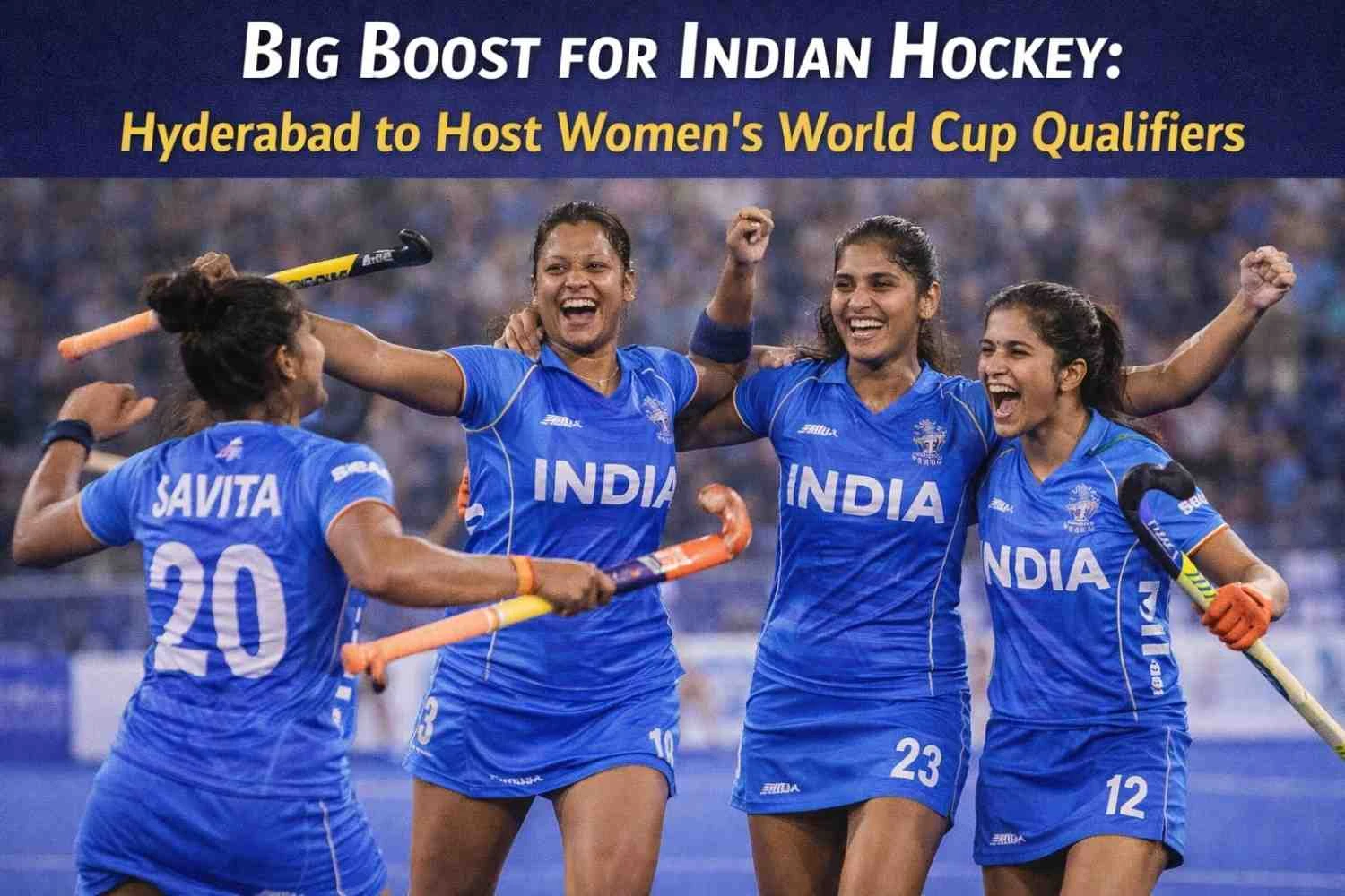 Big Boost for Indian Hockey: Hyderabad to Host Women’s World Cup Qualifiers