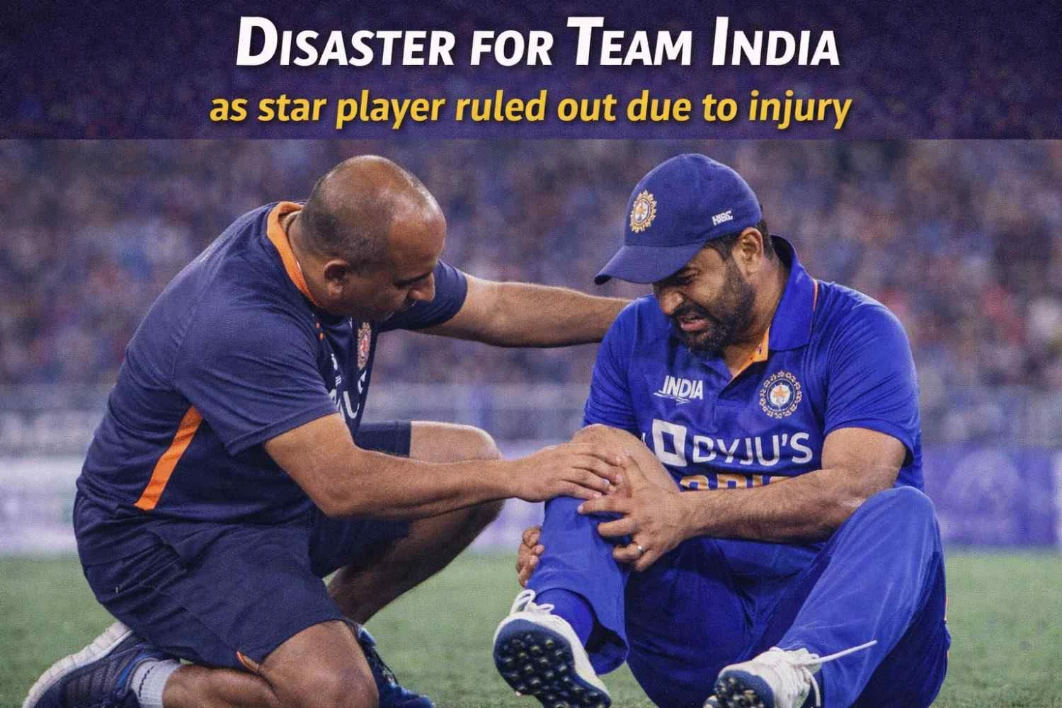 Disaster for Team India! Star Player Ruled Out of New Zealand ODI Series Due to Injury