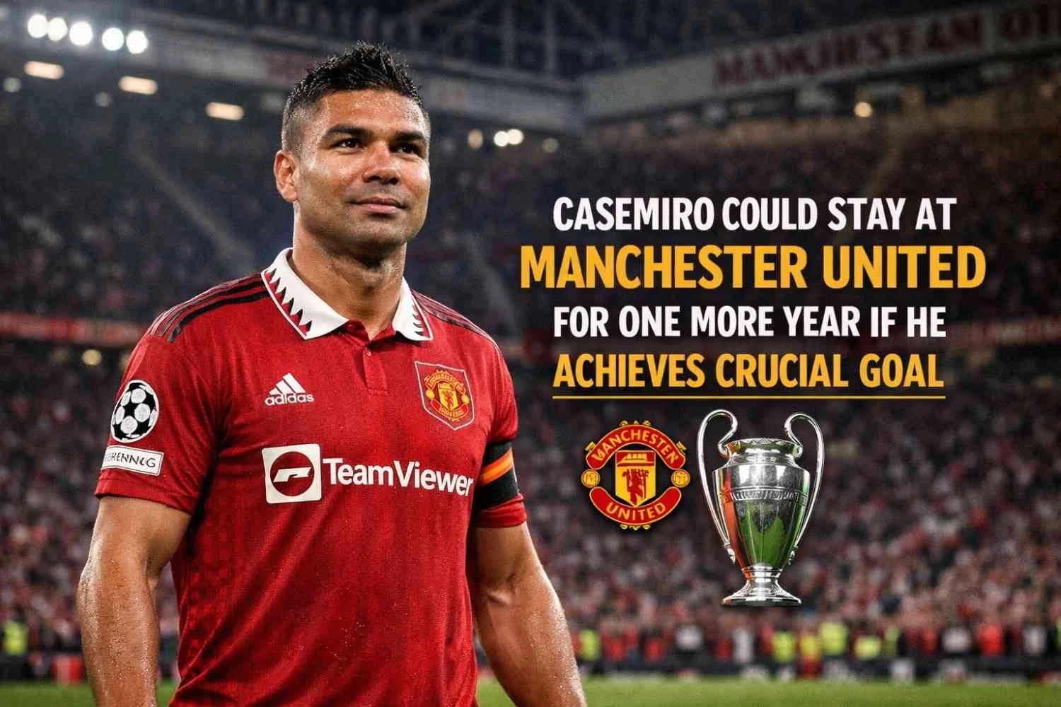 Casemiro Could Stay at Manchester United for One More Year if He Achieves Crucial Goal